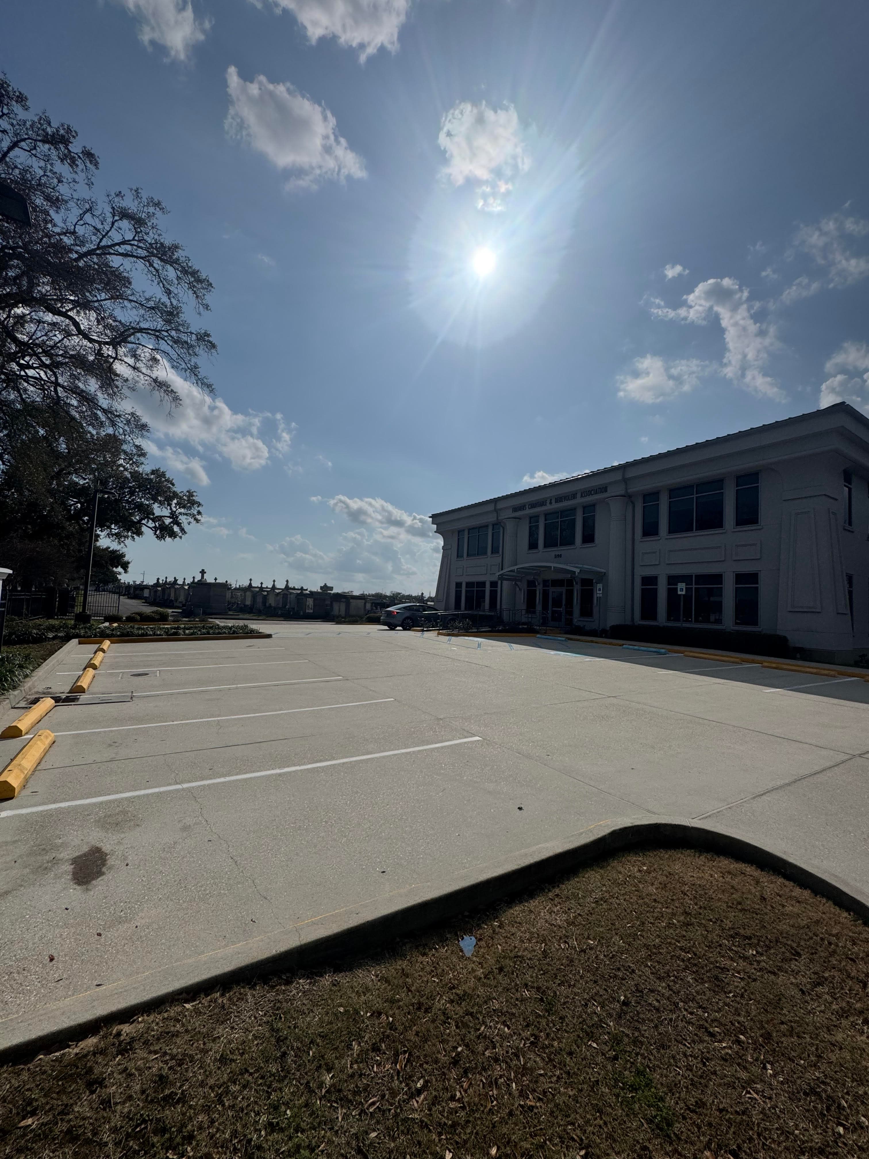 Parking Lot Renewal after cleaning