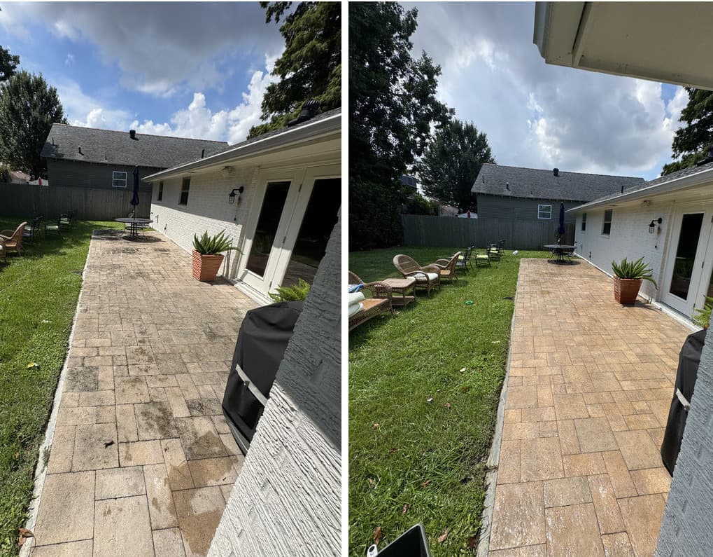 Back Patio Clean — Metairie