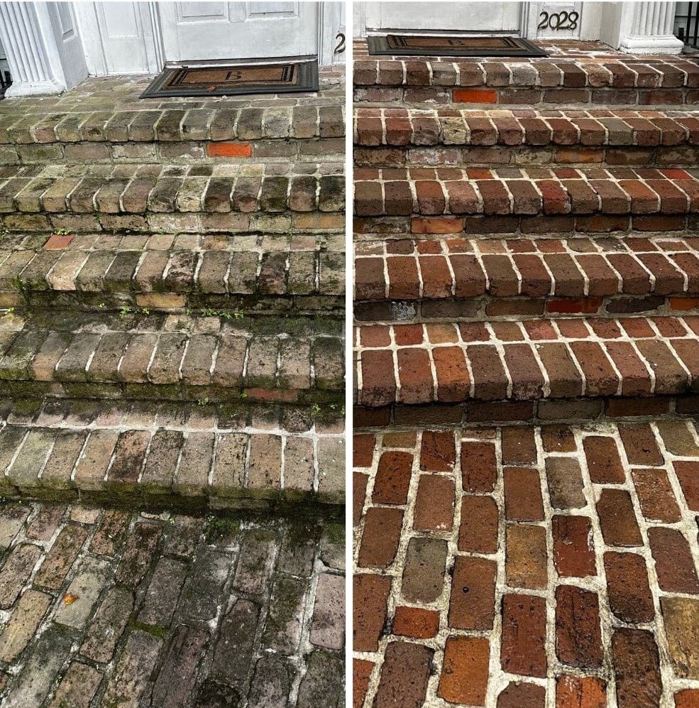 Brick Entryway Clean — NOLA