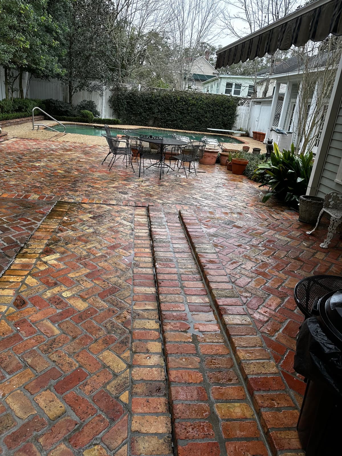 Backyard Brick Restoration — Uptown